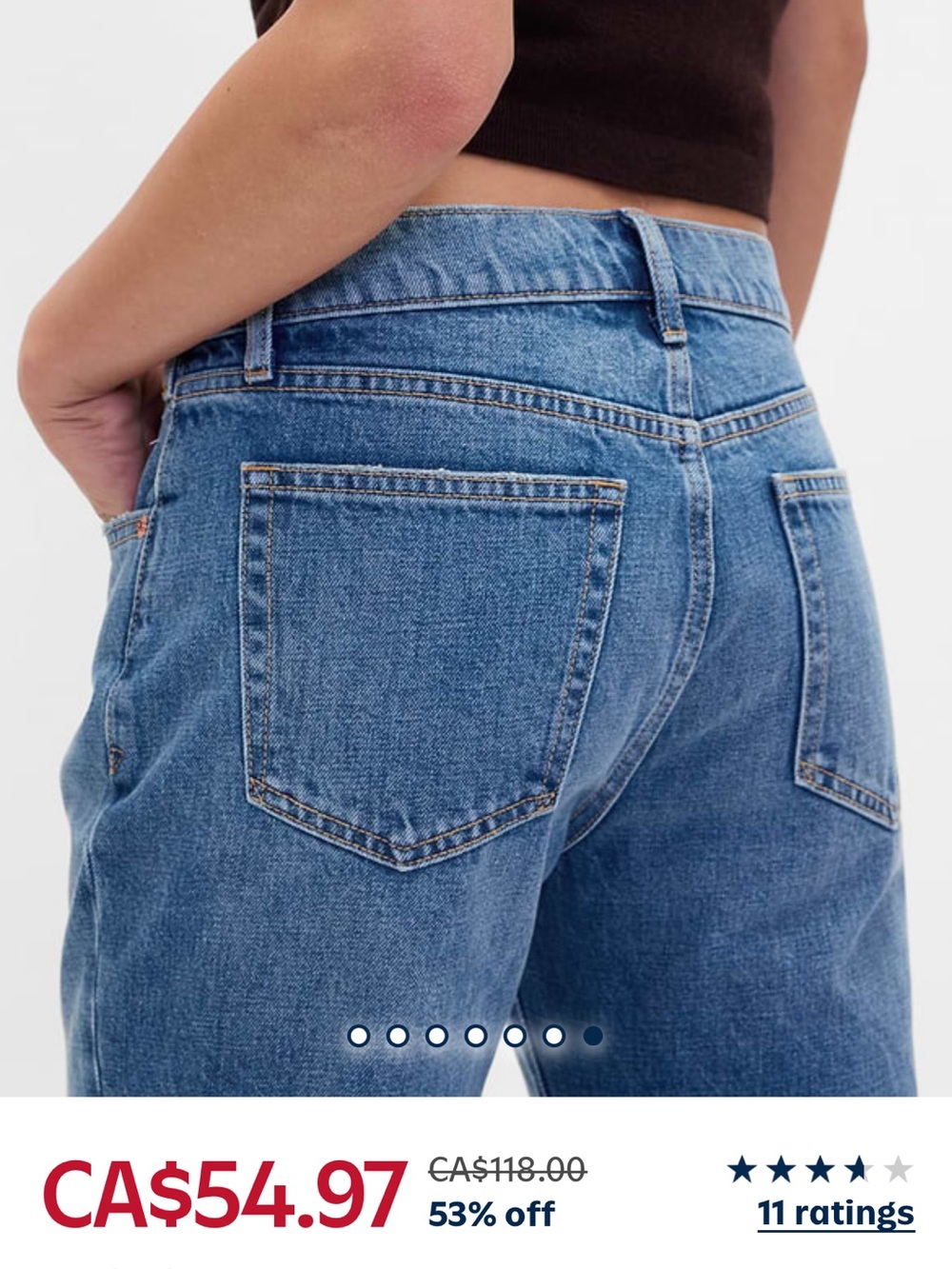 GAP High-Rise Women's Jeans - Medium Blue Wash